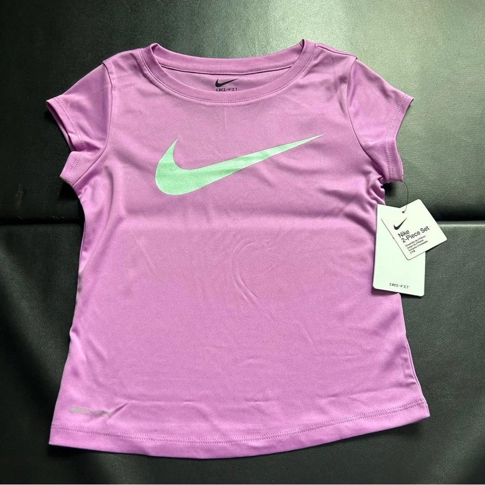 NWT Nike Glitter Athletic Skort Set Girls Size 6 x - Picture 2 of 5